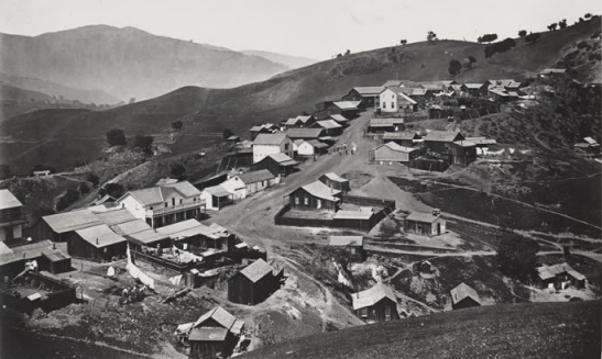 Almaden Valley Black and white Image